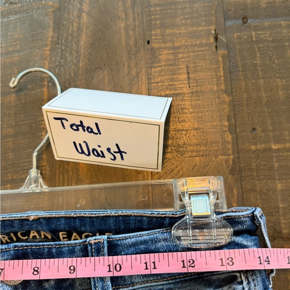 American Eagle mom jeans dark wash size 0 - Picture 8 of 9